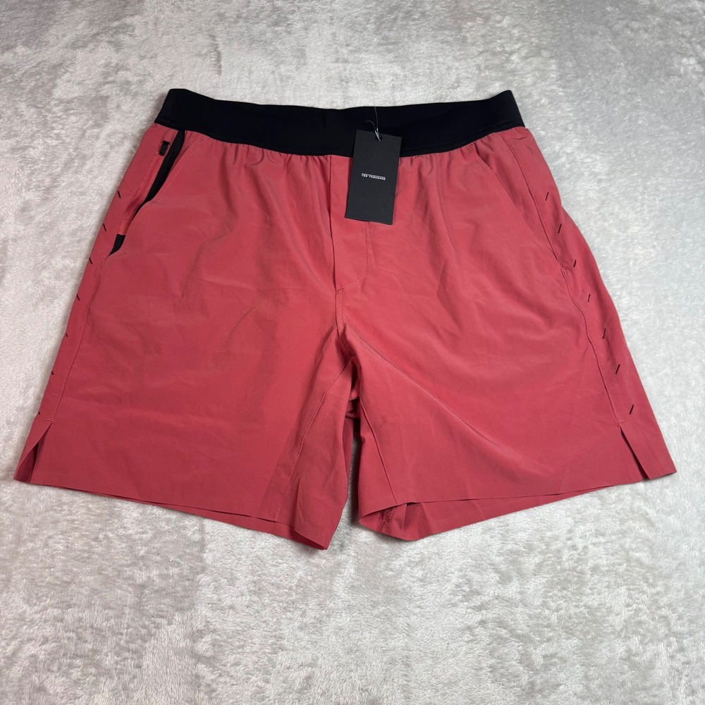 NWT Ten Thousand Mens The Interval 7 inch Short Bike L Rose Salmon Unlined